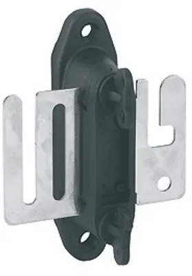 Produktbild von Kerbl Profi Bandtorgriffisolator Schwarz, Inhalt: 4 Stück