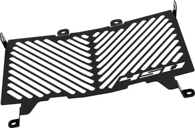 Produktbild von ZIEGER Kühlerabdeckung kompatibel mit CFMoto 450 MT Logo schwarz
