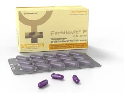 Immagine prodotto di Fertilovit F 35 Plus – Integratore per donne 35+, fertilità, vitamine e minerali, 90 capsule