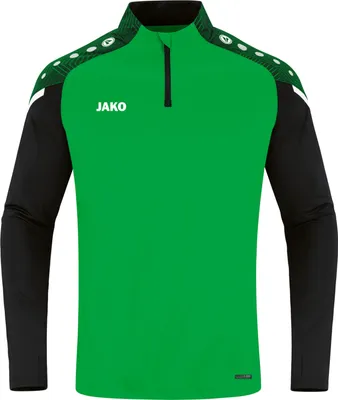 Produktbild von Jako Performance Ziptop Herren - Soft Green / Schwarz