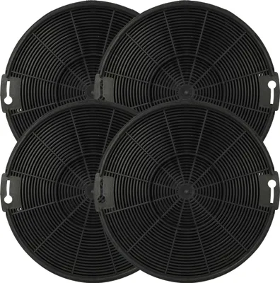 Produktbild von vhbw 4x Aktivkohlefilter Ersatz für EFF75, 4055093712 für Dunstabzugshaube - 15 cm