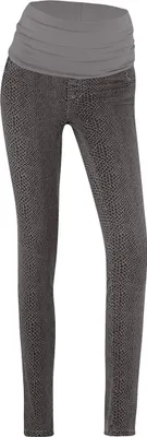 Immagine prodotto di Pantaloni premaman donna Bellybutton motivo serpente grigio