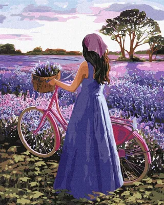 Produktbild von Malen nach Zahlen – Inspiration durch Lavendel 40 x 50 cm – Ideyka