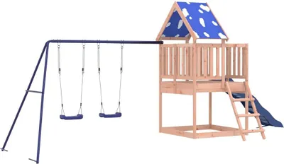 Produktbild von vidaXL Spielturm Massivholz Douglasie