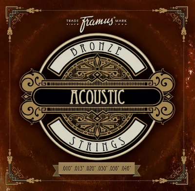 Produktbild von Framus 48210 EL - Bronze - extra light (010-046)