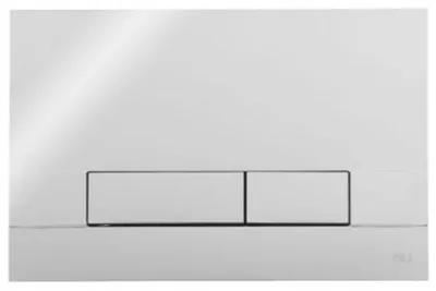 Produktbild von Wc-spülknopf Narrow - 230 × 150 × 6,5 Mm - Chrom - Doppelspülung - Passend Für Koło - Kunststoff