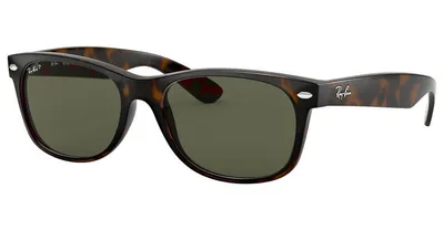 Produktbild von Ray-Ban NEW WAYFARER CLASSIC, Erwachsener, Uni, Quadratisch, Schildkröte, Polarisierte Linse, Nylon