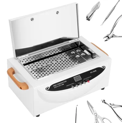 Heißluft-Sterilisator 500W, 250°C, 2L, für Nagel- und Kosmetikwerkzeuge