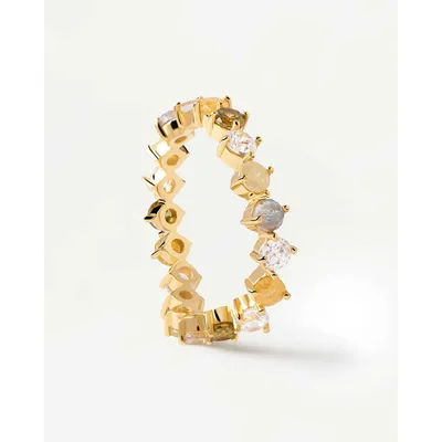 Produktbild von PDPAOLA Ring APRIL Sterlingsilber gold