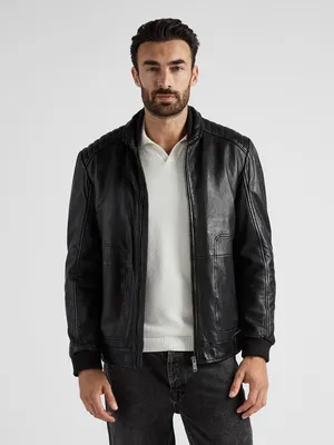 Produktbild von JCC Lederblouson 3102164 Herren black 50