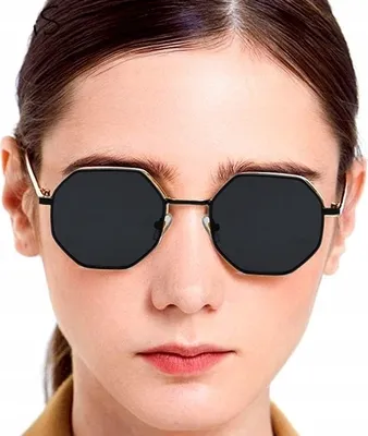 Produktbild von Sonnenbrille - Damen - Mode - Quadratisch - UV-Schutz - Metallrahmen - Stil
