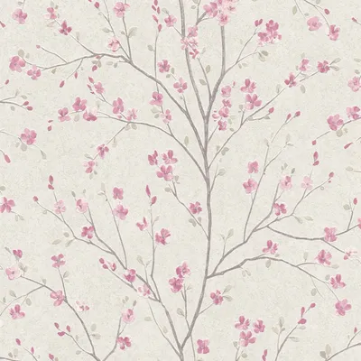 Produktbild von Livingwalls Blumentapete Metropolitan Stories florale Tapete Mio Tokio Vliestapete rosa weiß 10,05 m x 0,53 m