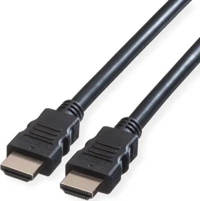 Produktbild von VALUE 8K HDMI Ultra HD Kabel mit Ethernet, ST/ST, schwarz, 2 m