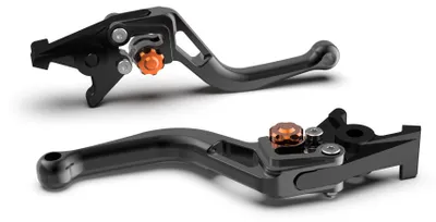 Produktbild von LSL Kupplungshebel BOW L83R, kurz, schwarz/orange