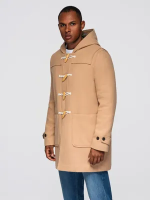 Produktbild von Ombre Clothing Herrenmantel Comfoq hellbraun XXL