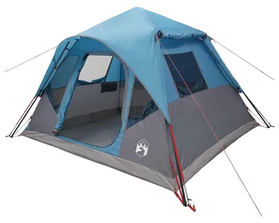 Image de Tente vidaXL Sofort bleue 305 x 275 x 190 cm en polyester et acier