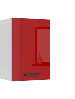 Produktbild von Belini Hängeschrank Küche, Küchenschränke SG. Breite 40 cm. Oberschrank mit 1 Tür, Küchenhängeschränke, Wandschrank Hängend, Rot Hochglanz