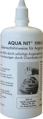 Obrázok produktu pre AQUA NIT výplach očí 2010090 Sterilná voda 250ml