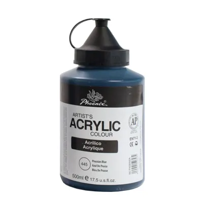 Produktbild von Phoenix Acrylfarbe, 500 ml, Preußischblau