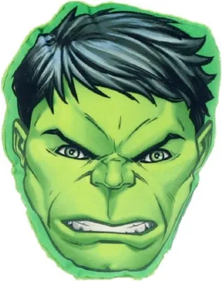 Immagine prodotto di Mini cuscino Avengers Hulk - Cuscino decorativo 3D da 15 cm per divano e letto