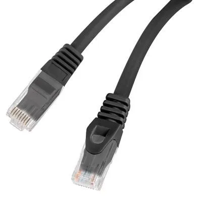 Image de Lanberg PCU6-10CU-0500-BK câble réseau Noir 5 m Cat6 U/UTP (UTP)
