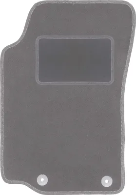 Produktbild von Fahrerfußmatte Velours graphit passend für Peugeot 306 (1993-2001, Cabrio) – mit Befestigungen – passgenau