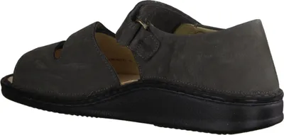 Immagine prodotto di Finn Comfort Baltrum sandalo da uomo, pelle, grigio, tacco chiuso - scarpe da uomo sandalo / mulo, grigio, pelle (impala)