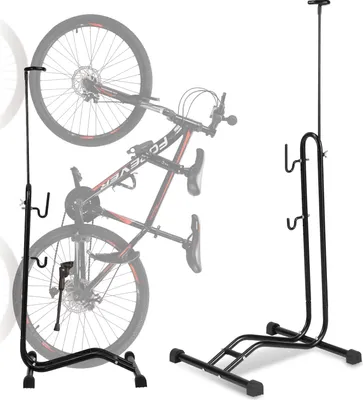 Produktbild von Stojan na bicykel Podlahový držiak na bicykel pre predné alebo zadné koleso Stojan na bicykel 3 funkcie 20 až 27,5 palca