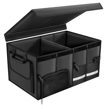 Produktbild von XL Auto Kofferraum Organizer mit Deckel und Fächern