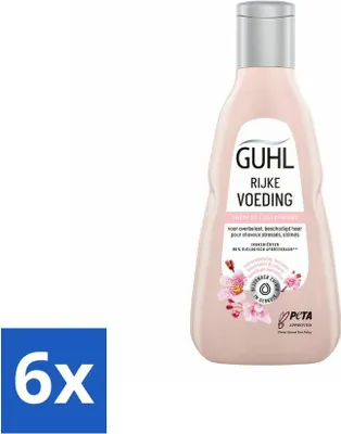 Produktbild von Guhl Shampoo - Reichhaltige Pflege - 250 ml - Vorteilspack - 6 Stücke