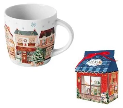 Obrázok produktu pre Porcelánový hrnček v darčekovej krabičke Christmas City 2