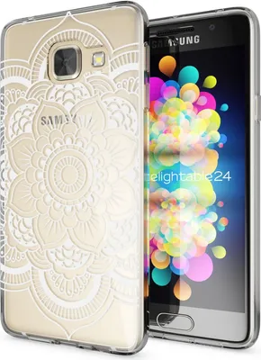Produktbild von Samsung Galaxy A3 2017 Handy Hülle von NALIA, Motiv Case TPU Cover Schutz Bumper Pattern Flowers