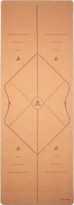Produktbild von Yogamatte Pro aus Kork, Preis/Leistung, extra groß 200x66 cm, getestet mit , Tragegurt und Yogatasche inkl.