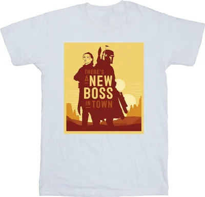 Produktbild von Star Wars - "The Book Of Boba Fett New Boss" T-Shirt für Herren BI44881 (XXL) (Weiß)