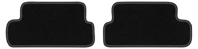 Productafbeelding van Velours achtermatten voor Honda Prelude V 1996-2001 (coupé) – 2-delig, zwart, op maat – Wielganizator LUX
