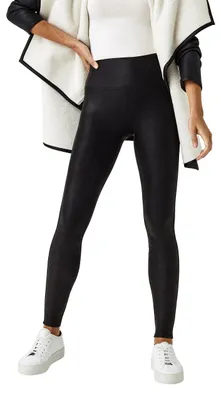 Obrázok produktu pre Legíny SPANX SPANXshape z umelého materiálu, čierne, s fleecovou podšívkou, veľkosť: L