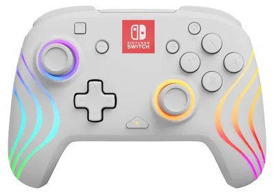 Produktbild von PDP Afterglow Wave, Gamepad, Nintendo Switch, Nintendo Switch OLED, D-Pad, Home button, Analog / Digital, Mehrfarbig, Kabellos