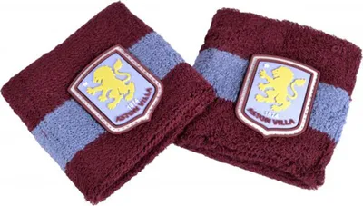 Produktbild von Aston Villa FC - Armband, Baumwolle BS6496 (Einheitsgröße) (Weinrot/Blau)