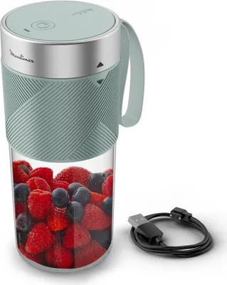 Produktbild von Moulinex Lightmix LM1C0410 Stabmixer 300ml Tritan Grau