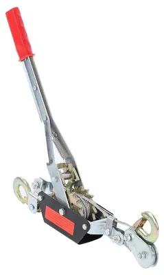 Obrázok produktu pre Ručná navijak s nosnosťou 2 tony – robustný navijak – valec s pákovým mechanizmom – nosnosť 2 tony – polstrovaná rukoväť – kalená oceľ
