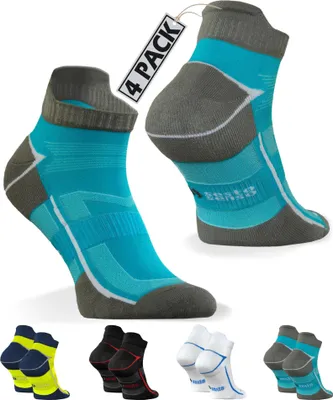 Produktbild von Sesto Senso Sportsocken Quarter Unisex Zum Laufen Farbmix Größe 43-46 - 4er-Pack