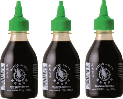 Produktbild von 3er-Pack FLYING GOOSE Hoisin Sauce (3x 200ml) | Hoi Sin Sauce | milde Würzsauce