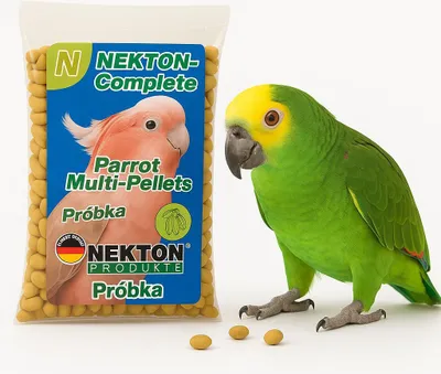 Immagine prodotto di NEKTON Complete Parrot Multi-Pellets - Alimento di alta qualità per pappagalli di grandi dimensioni