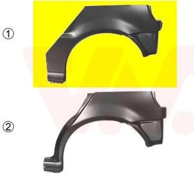 Produktbild von VAN WEZEL Seitenwand Reparaturblech für VW POLO (6N2) Polo Schrägheck (6N1)