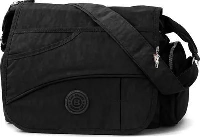 Produktbild von Bag Street Nylon Tasche Damenhandtasche schwarz 32x13x20 D2OTJ214S