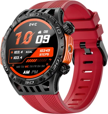 Produktbild von LOKMAT ZEUS 6 PRO BT5.0 Smart Watch 1,46 Zoll Touchscreen Fitnesstracker Pulsmesser Mehrere Sportmodi Sportuhr IP68 Wasserdicht Aktivitaetstracker Anruf-/Nachrichtenerinnerung
