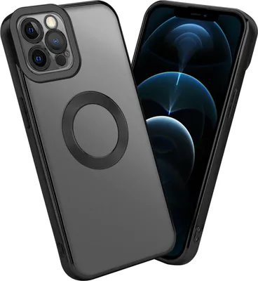 Produktbild von Cadorabo Schutzhülle für Apple iPhone 12 PRO Hülle in Transparent Handy Case Cover TPU Etui Chrome