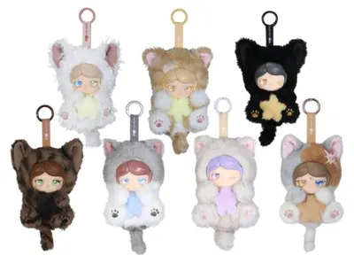 Immagine prodotto di Planet Cat, Serie "Wishing Star", Mini-figure, Confezione sorpresa, Display da 11 cm (6 pezzi)