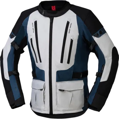 Produktbild von IXS Lennik-ST Motorrad Textiljacke, grau/schwarz/blau, XL