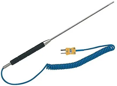 Thermokoppelsonde Typ K, -50–800 °C, 20 cm, Edelstahl